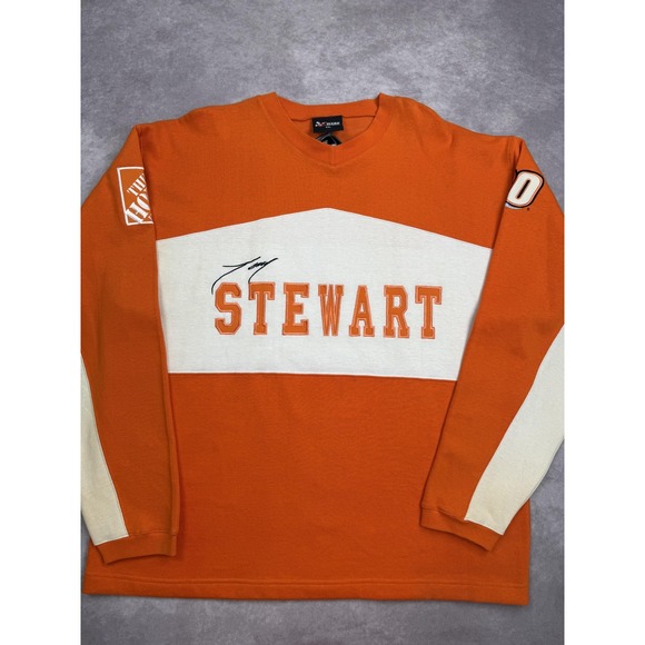 VTG Tony Stewart Shirt Mens XXL NASCAR Racing Chase Authentics Home Depot Tags - Picture 1 of 16
